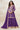 Chinon Silk Embroidered Readymade Palazzo Dress In Purple Color