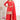 Elegant Red Art Silk Embroidered Readymade Palazzo Salwar Kameez