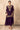 Georgette Embroidered Work Purple Designer Suit