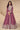 Embroidered Wine Readymade Anarkali Salwar Suit