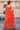 Awesome Embroidered Work On Georgette Fabric Orange Color Lehenga