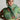 Eugeniya Belousova Chinon Fabric Digital Printed Readymade Gown With Dupatta In Green Color