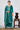 Engaging Teal Color Fancy Fabric Festive Wear Palazzo Suit