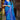Attractive Bandhani Style Printed Art Silk Saree In Blue Color