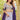 Purple Embroidered Tissue Wedding Wear Lehenga Set