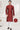 Elegant Jacquard Fabric Red Color Kurta Pyjama Set
