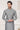 Vibrant Grey Color Jacquard Fabric Kurta Pyjama For Function
