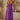 Georgette Bandhani Printed Purple Kurta With Bottom
