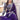 Graceful Purple Color Viscose Fabric Readymade Gown With Dupatta