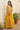 Georgette Fabric Function Wear Luminous Readymade Gown In Yellow Color