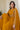 Mustard Embroidered Work Readymade Anarkali Gown With Dupatta