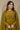 Luxury Green Georgette Embroidered Readymade Gown With Dupatta