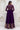 Party Wear Embroidered Georgette Purple Anarkali Gown With Dupatta