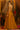 Thread Mirror Work Mustard Georgette Crop Top Palazzo Set