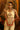 Designer Georgette Beige Mirror Work Crop Top With Palazzo