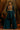 Teal Mul Cotton Designer Sharara Suit With Handwork Peplum Top