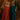 Vibrant Rust Mul Cotton Hand Work Designer Gown For Women