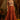 Vibrant Rust Mul Cotton Hand Work Designer Gown For Women