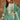 Embroidered Cyan Readymade Long Anarkali Style Gown With Dupatta