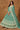 Embroidered Cyan Readymade Long Anarkali Style Gown With Dupatta