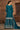 Chinon Palazzo Salwar Suit In Teal Color
