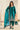Embroidered Velvet Teal Designer Straight Cut Salwar Kameez For Function Wear
