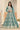 Embroidered Georgette Teal Function Wear Anarkali Suit