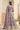 Embroidered Georgette Purple Readymade Anarkali Suit For Festive Wear