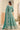 Georgette Fabric Teal Festive Wear Readymade Anarkali Suit