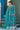 Cyan Printed Art Silk Anarkali Style Gown With Dupatta