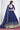 Art Silk Designer Blue Embroidered Function Wear Lehenga