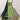 Green Color Embroidered Work Luminous Lehenga In Dola Silk Fabric