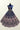 Velvet Fabric Wedding Wear Vintage Bridal Lehenga In Blue Color