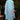 Organza Fabric Sky Blue Color Attractive Readymade Printed Salwar Suit
