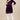 Purple Color Rayon Fabric Beatific Readymade Short Kurti