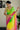Georgette Fabric Green Color Riveting Tow Tone Saree