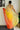 Georgette Fabric Yellow Color Patterned Tow Tone Saree