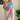 Multi Color Tow Tone Sober Saree In Georgette Fabric
