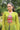 Appealing Green Color Georgette Laheriya Printed Kutchi Patch Work Kurti