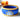 Silk Thread Handmade Customized Beige And Blue Bangle Set