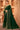 Wedding Wear Dark Green Color Border Work Saree In Chiffon Fabric