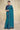 Graceful Printed Work Organza Fabric Cyan Color Saree
