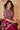 Delightful Maroon Sequins Work Crepe Silk Fabric Wedding Wear Saree
