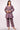 Exclusive Lavender Color Floral Print Fancy Fabric Readymade Co Ord Set