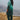 Exclusive Green Silk Ombre Embroidered Co-Ord Set