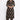Black Color Cotton Fabric Festive Wear Straight Cut Kurti With Palazzo Set