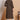 Brown Color Cotton Fabric Daily Wear Straight Cut Kurti