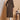 Brown Color Cotton Fabric Daily Wear Straight Cut Kurti