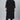 Casual Wear Black Color Crepe Fabric Plus Size Kurti With Bottom