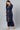 Navy Blue Color Casual Wear Plus Size Crepe Fabric Kurti With Bottom